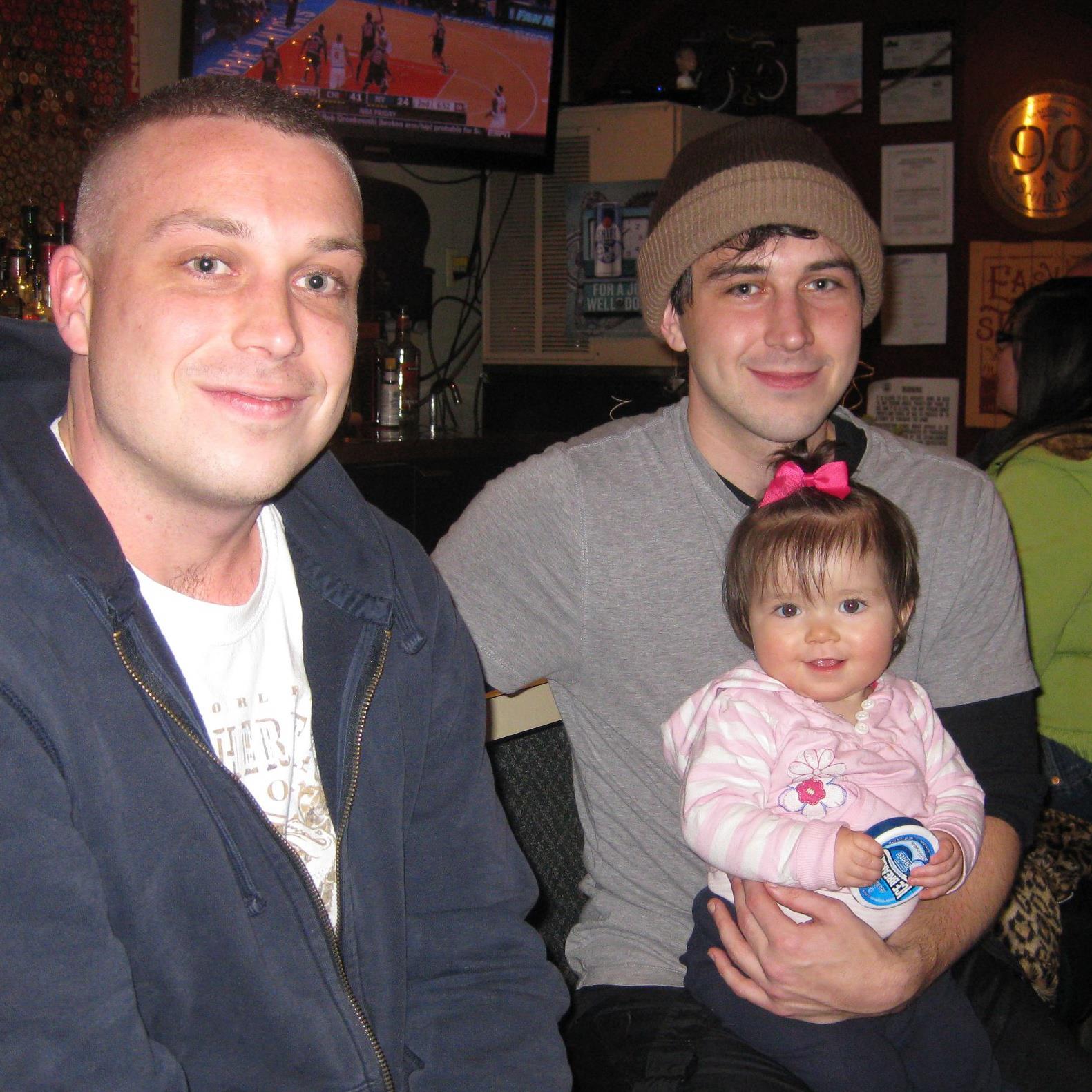 Logan, Drew and Drew's daughter.
